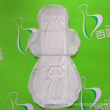 heavy flow 320mm night use cotton sanitary napkin